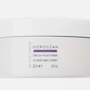 Active Argan Complex Moroccan Detox Mud Mask 8.4 fl oz. NIB SEALED